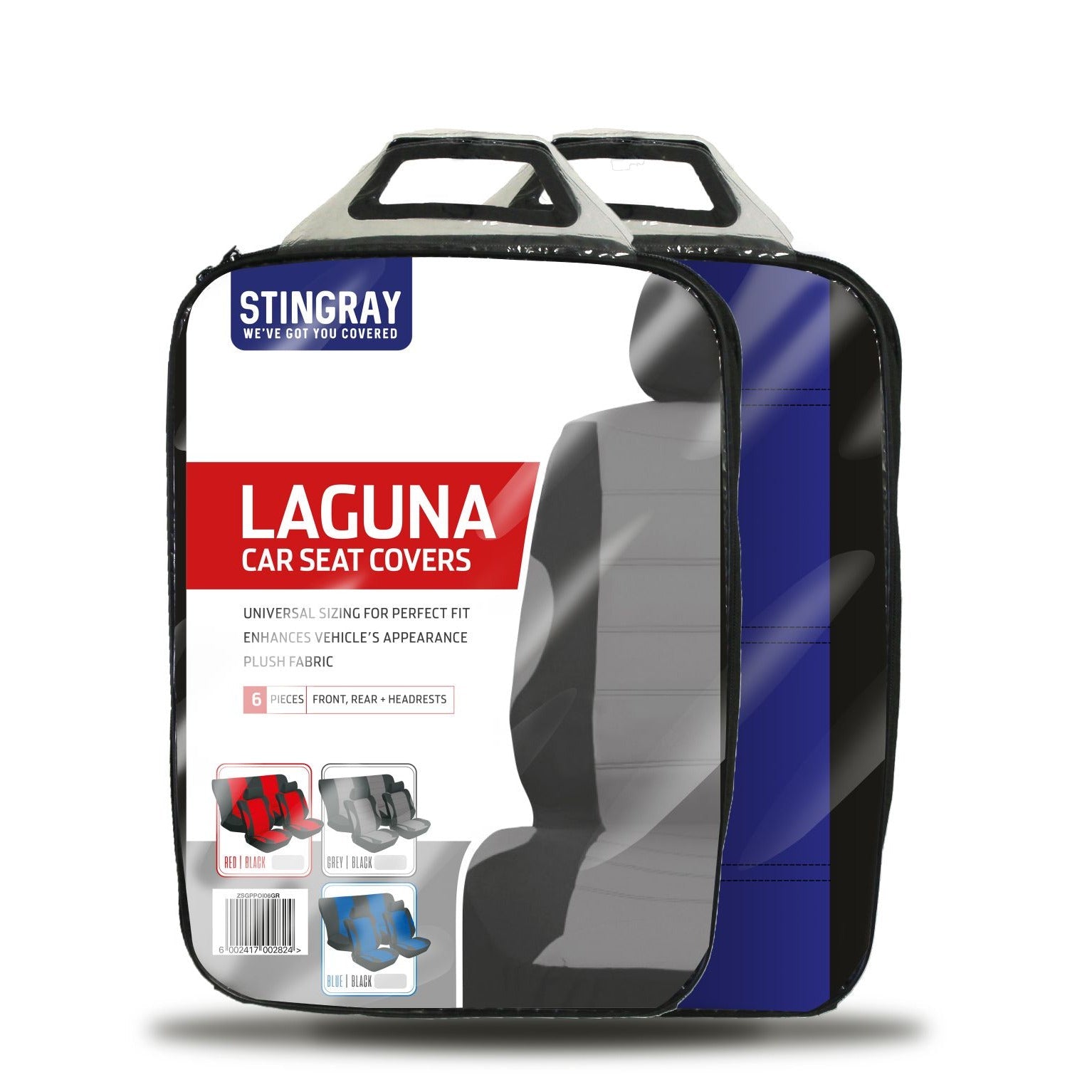 Laguna 6Pc Car Seat Cover Set
